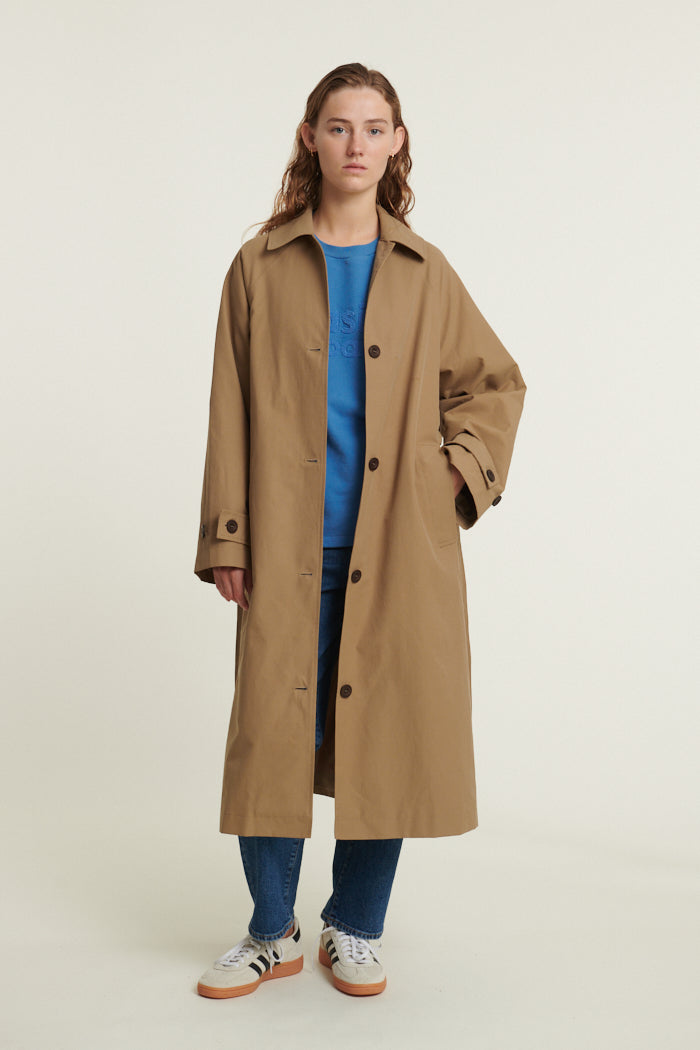 Basic Apparel Gise Raglan Coat Coats 537 Sepia Tint